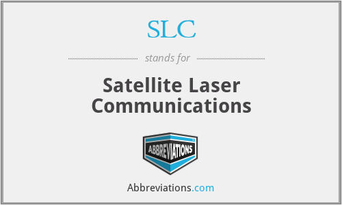 SLC - Satellite Laser Communications