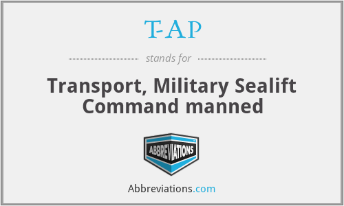 T-AP - Transport, Military Sealift Command manned