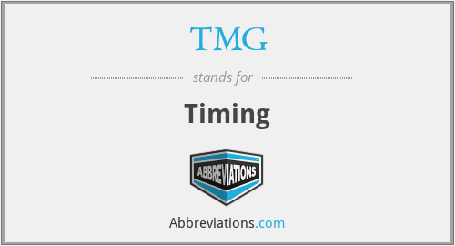 TMG - Timing