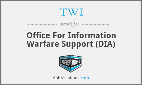 TWI - Office For Information Warfare Support (DIA)