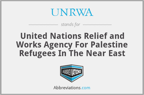UNRWA - United Nations Relief and Works Agency For Palestine Refugees In The Near East