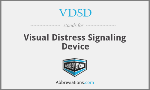 VDSD - Visual Distress Signaling Device