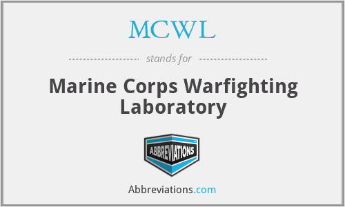 MCWL - Marine Corps Warfighting Laboratory