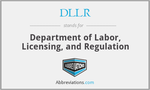 DLLR - Department of Labor, Licensing, and Regulation