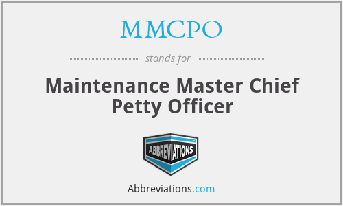 MMCPO - Maintenance Master Chief Petty Officer