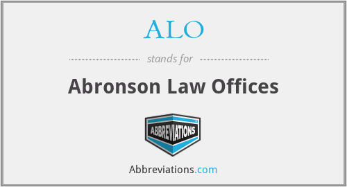 ALO - Abronson Law Offices
