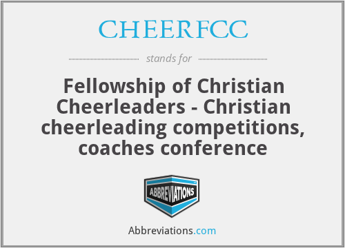 CHEERFCC - Fellowship of Christian Cheerleaders - Christian cheerleading competitions, coaches conference