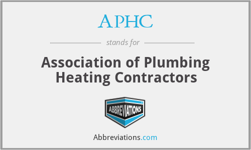 APHC - Association of Plumbing Heating Contractors