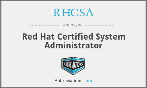RHCSA - Red Hat Certified System Administrator