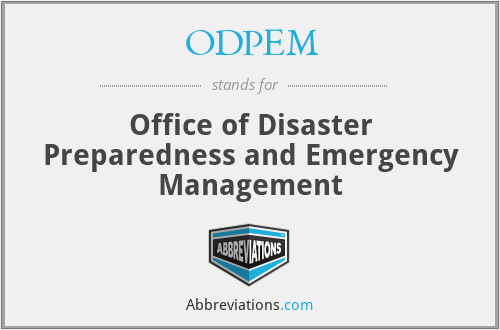 ODPEM - Office of Disaster Preparedness and Emergency Management