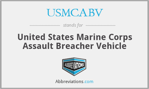 USMCABV - United States Marine Corps Assault Breacher Vehicle