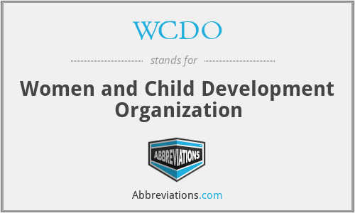 WCDO - Women and Child Development Organization