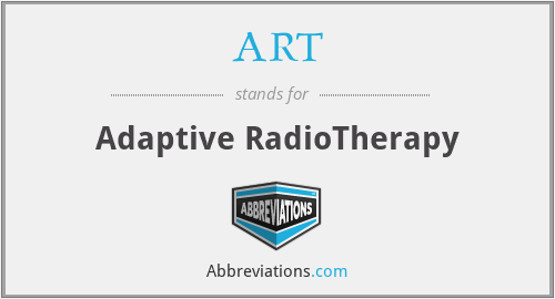 ART - Adaptive RadioTherapy