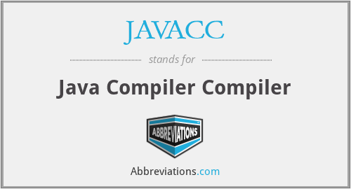 JAVACC - Java Compiler Compiler
