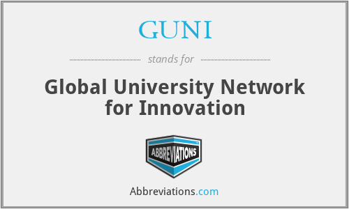 GUNI - Global University Network for Innovation
