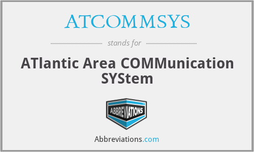 ATCOMMSYS - ATlantic Area COMMunication SYStem