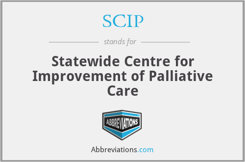 SCIP - Statewide Centre for Improvement of Palliative Care
