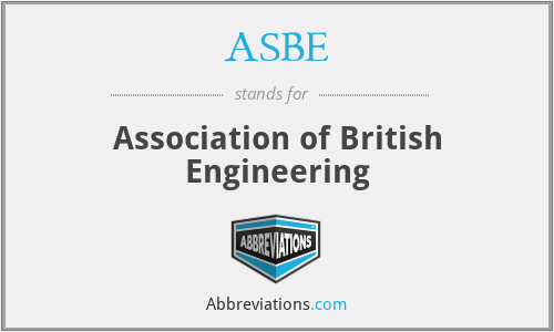ASBE - Association of British Engineering