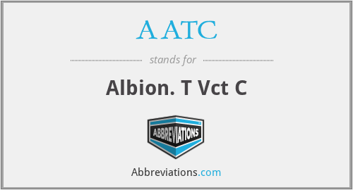 AATC - Albion. T Vct C