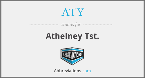 ATY - Athelney Tst.