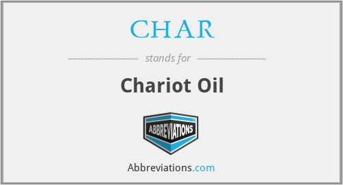 CHAR - Chariot Oil