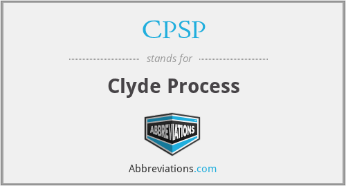 CPSP - Clyde Process