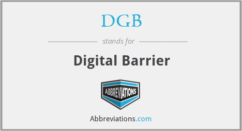DGB - Digital Barrier