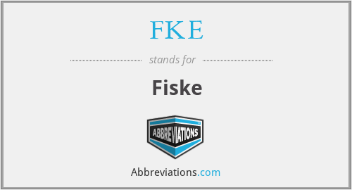 FKE - Fiske