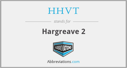 HHVT - Hargreave 2