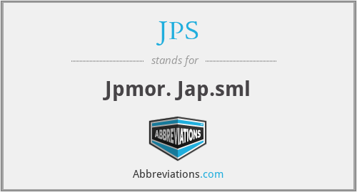 JPS - Jpmor. Jap.sml
