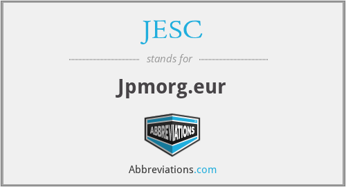 JESC - Jpmorg.eur