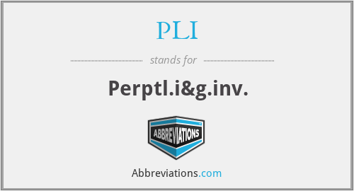 PLI - Perptl.i&g.inv.