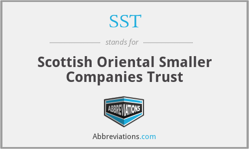 SST - Scottish Oriental Smaller Companies Trust