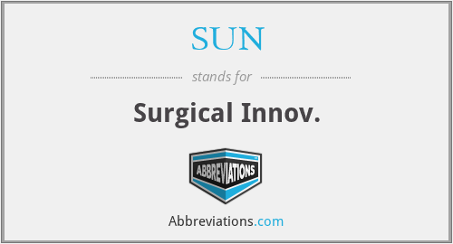 SUN - Surgical Innov.