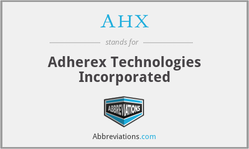 AHX - Adherex Technologies Incorporated