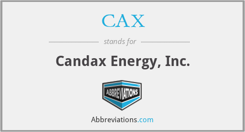 CAX - Candax Energy, Inc.