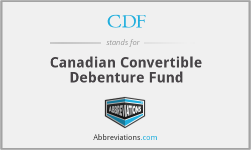 CDF - Canadian Convertible Debenture Fund