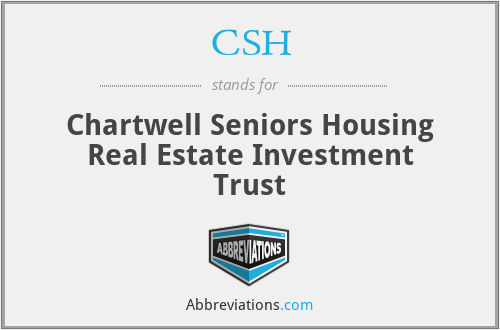 CSH - Chartwell Seniors Housing Real Estate Investment Trust