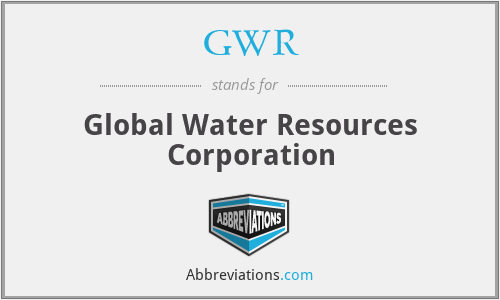 GWR - Global Water Resources Corporation