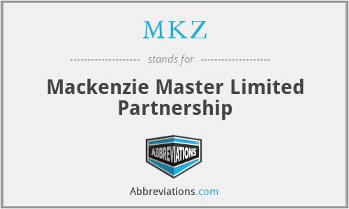 MKZ - Mackenzie Master Limited Partnership