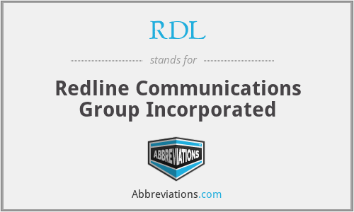 RDL - Redline Communications Group Incorporated