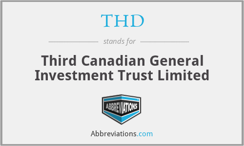 THD - Third Canadian General Investment Trust Limited