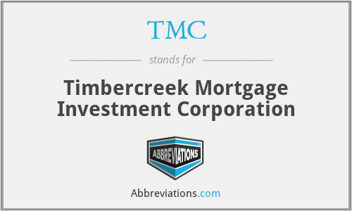 TMC - Timbercreek Mortgage Investment Corporation