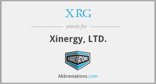 XRG - Xinergy, LTD.