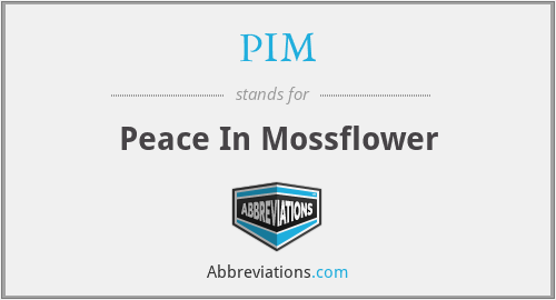 PIM - Peace In Mossflower