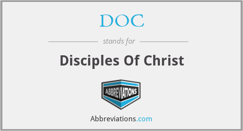 DOC - Disciples Of Christ