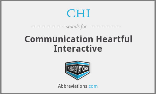 CHI - Communication Heartful Interactive