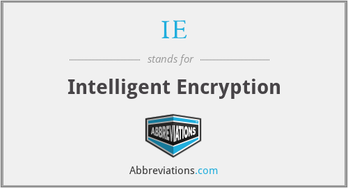 IE - Intelligent Encryption