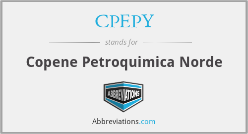 CPEPY - Copene Petroquimica Norde