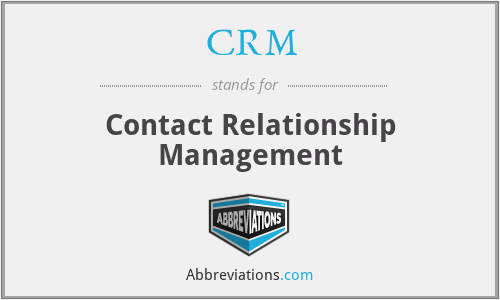 CRM - Contact Relationship Management
